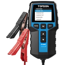 TOPDON BT200 12V & 24V Car Battery Load Tester Charging System Analyzer 2000CCA