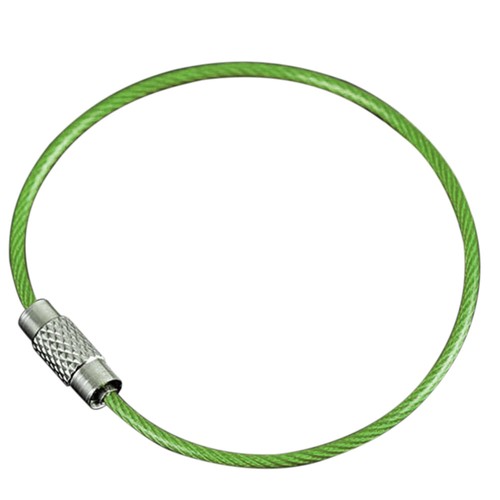 Stainless Steel Wire Keychain Cable    Luggage  Loops Rope P0D7 - Picture 6 of 11
