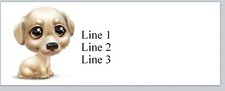 Personalized Address Labels Cartoon Dog  (p 844)