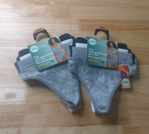 2 For $20 kindly yours Women’s Sustainable Seamless Thong Underwear XS (0/2)