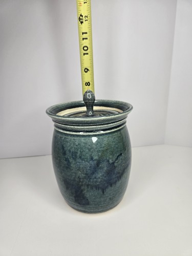 Russel Spillman Pottery Lidded Pot Canister Glazed Homer NY Fine Art Ceramic - Picture 18 of 19