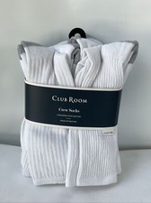 Club Room Men's Crew Socks 12Pack Sock Size 10-13 Shoe 7-12 New  