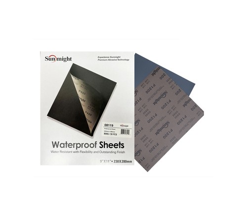 NASS & TROCKEN Blätter Sunmight 50 Stck. Wasserdicht Schleifpapier P400-P3000 Körnung - Bild 2 von 8