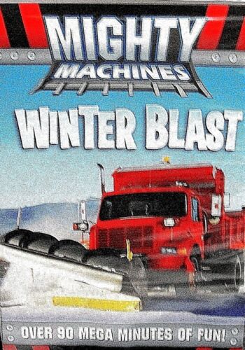 Mighty Machines:Winter Blast NEW DVD,Snowstorm,Plows,Ski,Snow blower,Childrens - Afbeelding 1 van 5