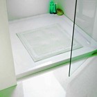 Shower Bath Mat Square Non Slip Cushioned Mat, Soft With 17 Suction, 52x52cm