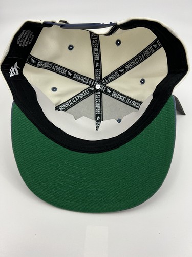 NEU Roc Nation Papierflugzeuge kleine Welt Farbblock Druckknopflasche Mütze eine Größe blau Herren - Bild 5 von 8