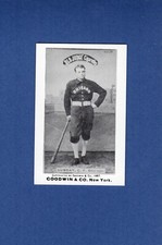 1887-1890 Old Judge N172 Reprint: BILLY SUNDAY, Chicago White Stockings Cubs 