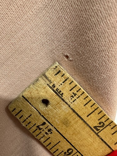 Vintage Pauline Trigere Dress Wool Midi Length Sleeveless Pink 19.5" Waist - Picture 2 of 11