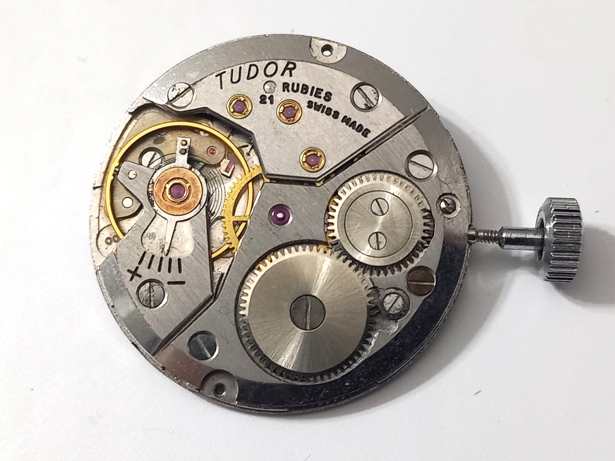 Vintage 1960's TUDOR Manual Wind Peseux Movement 21 Jewels Cal