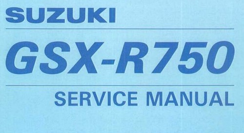 (Read) GSX-R750 SRAD SERVICE MANUAL (PDF) 96-99 - Picture 1 of 2