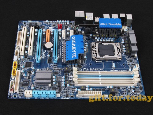 Original Gigabyte GA-EX58-UD3R Intel X58 Motherboard LGA 1366 DDR3 with I/O - Picture 1 of 2