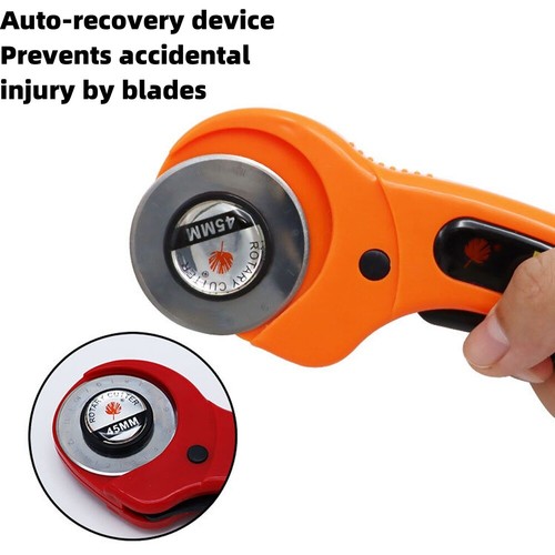 45mm Round Wheel Rotary Cutter Quilting Sewing Roller Fabric Cutting Tools - Picture 6 of 18