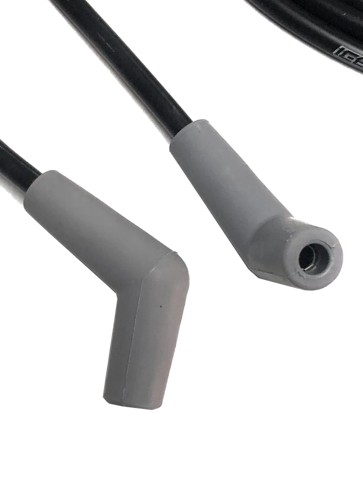 ICE PRO 100 9mm Spark Plug Leads V8 302-351 Windsor Around R/Cover Black STD Cap - Image 4 of 4