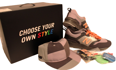 Rare! NEW BALANCE x NEW ERA 997 & HAT Sz 11.5 D Choose Your Own