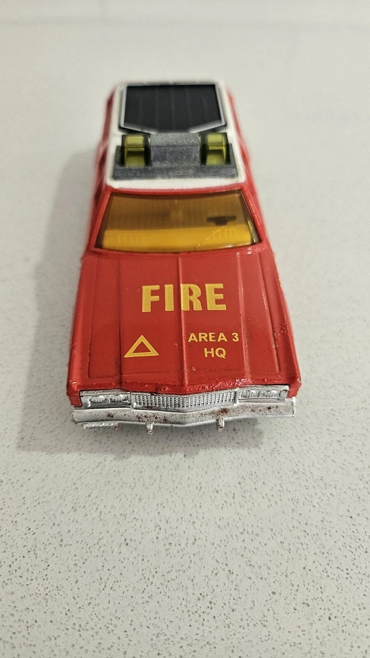 Matchbox Speed Kings K67/68 Dodge Monaco Estate Red Fire Chief Car - Image 2 of 4