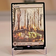Swamp R Full Art Regular #1401 | SLD Secret Lair x Meditations on Nature | MTG