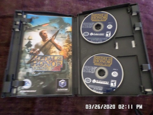 Medal Of Honor "Rising Sun" = COMPLETE w/ Case & Manual (Nintendo Gamecube) - Picture 2 of 2