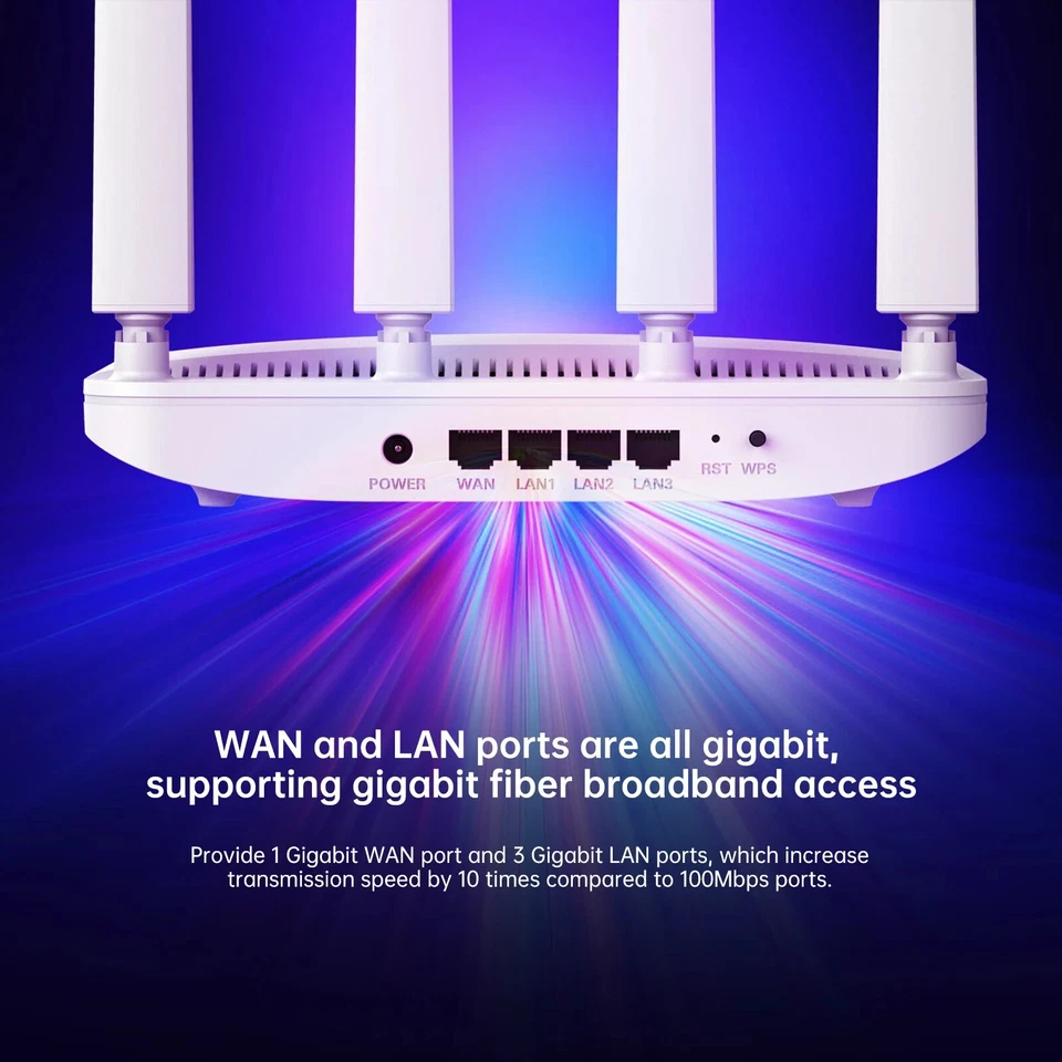 EDUP AX1800 WiFi 6 1Gbps 802.11ax Router - OpenWRT 24.10 installiert - Bild 2 von 4