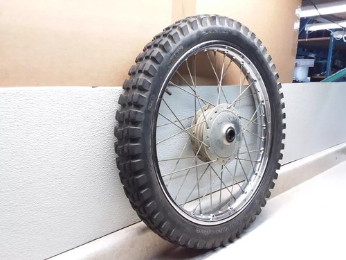 VTG 1965 1966 Honda CT200 Trail 90 Front Wheel & Tire Assy PJ-6 - Picture 16 of 23