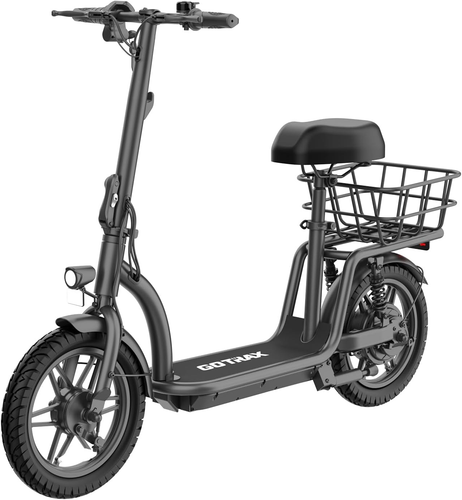 Electric Scooter with Seat for Adult, Max 16-25Miles Range, 15.5-20Mph Power by