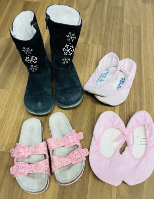 Mädchen Schuhe Gr. 29 Ricosta Winterstiefel Schläppchen Hausschuhe Winterschuhe