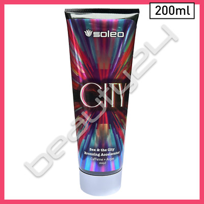 200 ml Soleo CITY Sex & the City Bräunungsbeschleuniger Sonnenbank Bräunungslotion