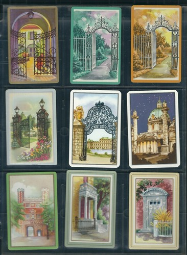 54 Playing Card Singles/Swap Cards of Windmills, Bridges, Highways, Structures - Picture 5 of 12