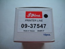 10pk BLACK Replacement Pad S-831-7 for Shiny Stamps S-831 printer line 09-37547