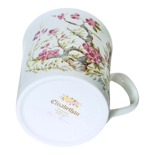 Vintage Elizabethan England CHINESE BLOSSOM Pink Floral Bone China Mug MINT - Picture 6 of 6