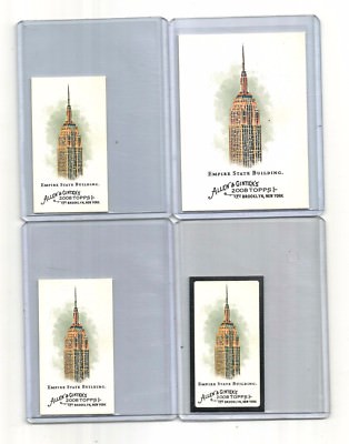 4-2008 ALLEN & GINTER #29 EMPIRE STATE BUILDING+ A&G black MINI LOT & lou GEHRIG