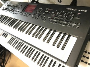 Used Yamaha Motif Xf6 Workstation Synthesizer One Owner With