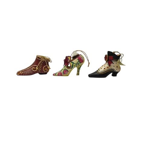 Ashton Drake Mode Mini High Heel Schuh Erbstück Ornamente 12er Set mit Etikett - Bild 12 von 13