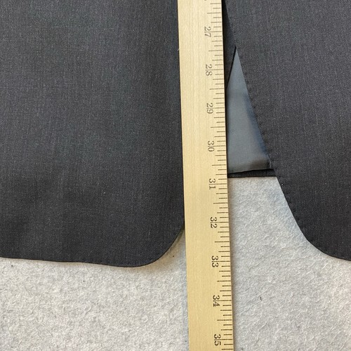 Calvin Klein Blazer Mens 44R Performance Gray 2 Button Wool Jacket Sport Coat - Picture 5 of 13