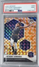 2020-21 Panini Mosaic - Rookie Anthony Edwards #201 Reactive Orange Prizm (RC)