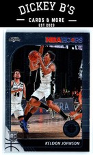 2019-20 Hoops Premium Stock #224 Keldon Johnson San Antonio Spurs RC