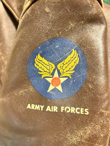 Vintage 2000 Buzz Rickson's A-2 U.S.Army Flight Jacket Size 34 Brown Length 58cm - Bild 6 von 12