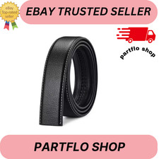 Adjustable Automatic Buckle Genuine Leather Mens Ratchet Belt Belts For Men