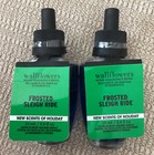 Bath & Body Works~*FROSTED SLEIGH RIDE*~Wallflowers PlugIn Refill Bulbs Lot of 2