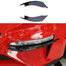 Carbon Fiber Front Bumper Canards Lip Splitter Fins For Ford Mustang 2018-2022