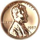1957 (P) Lincoln Wheat Cent Gem Proof