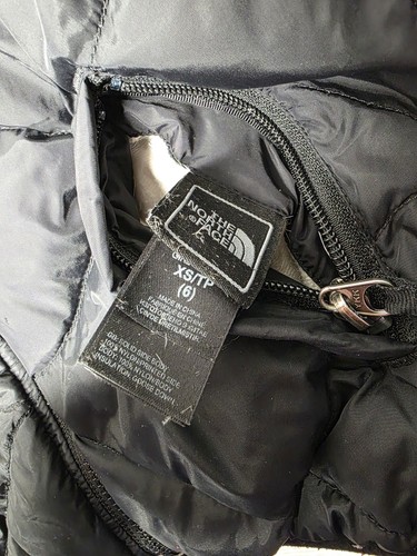 The North Face 550 Reversible Youth Girls Size XS Puffer Jacket Coat - Picture 4 of 9