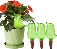 4 Pack Self Watering Spikes, Indoor Plant Watering Globes, Bird Shape Automatic 