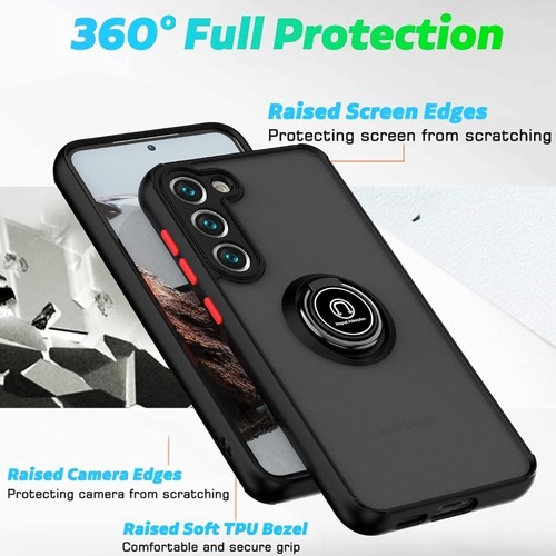 Für Samsung Galaxy A16/A56/A26/A36/S25+/S24FE Hülle Magnet Ring Ständer Handy Cover - Bild 6 von 12