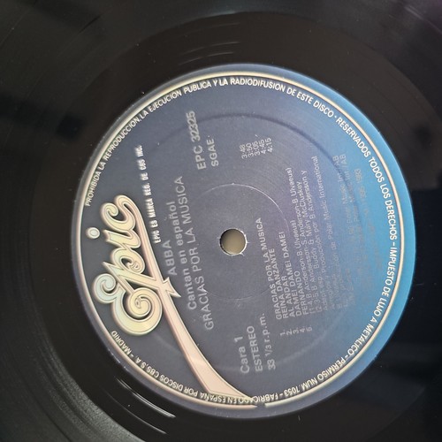 ABBA – Gracias Por La Musica (Cantan En Español) epic spain reissue - Picture 5 of 8