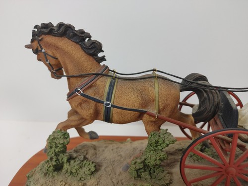 Vom Winde verweht Rhett Scarlett Kutsche San Francisco Spieluhr Pferd Buggy - Bild 15 von 19