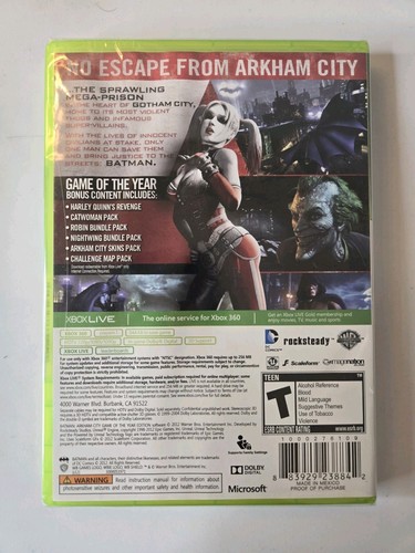 Batman: Arkham Asylum und Batman: Arkham City Spielepaket (NEU) CIB - Xbox 360 Sehr guter Zustand - Bild 3 von 18