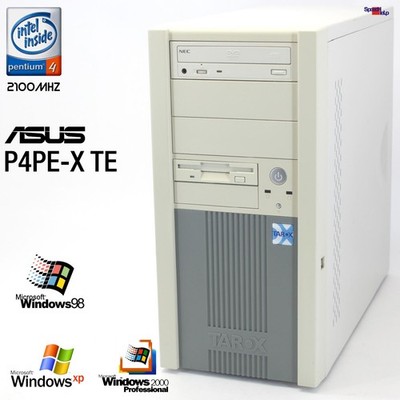 ASUS P4PE-X TE Desktop PC Parallel 2x RS-232 Pentium 4 2100 ATI Radeon 7000 TV