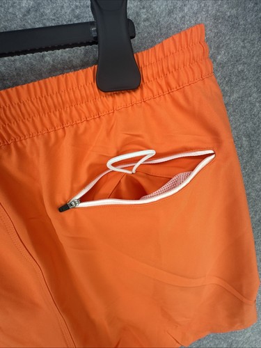 Outerknown Outbound Men's Size Large Active Shorts Orange Volley Stretch NWT - Picture 9 of 12