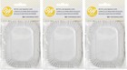 Wilton 50-Count White Petite Loaf Baking Cups, 3 ¼ x 2 Inches (3-Pack)