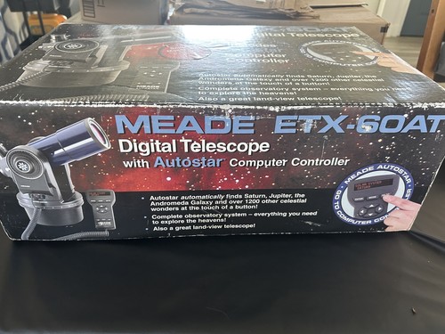 Meade ETX-60 AT Refractor Telescope in box with controller - Picture 2 of 3